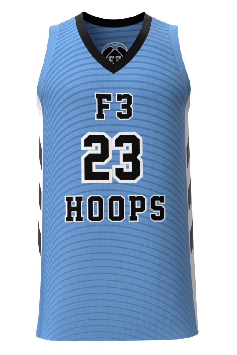 F3 Blue Basketball Uniform