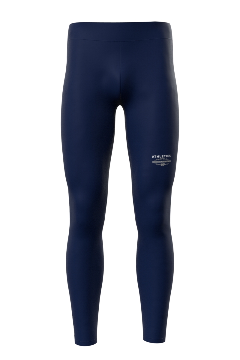 Compression Thighs Solid Blue