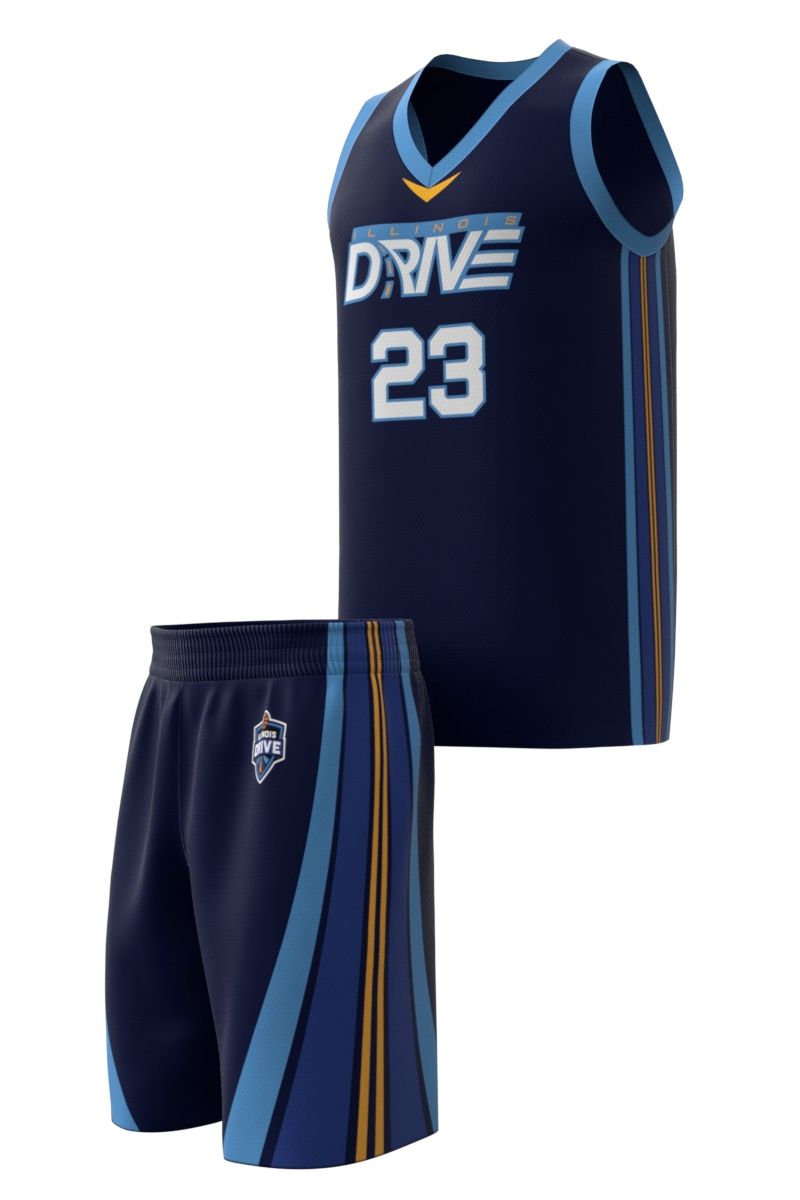 Basketball Uniform Blue 2