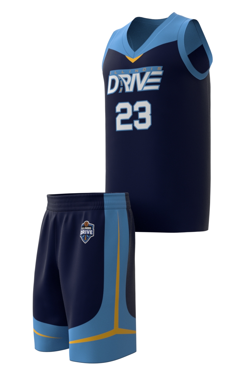 Basketball Uniform Blue