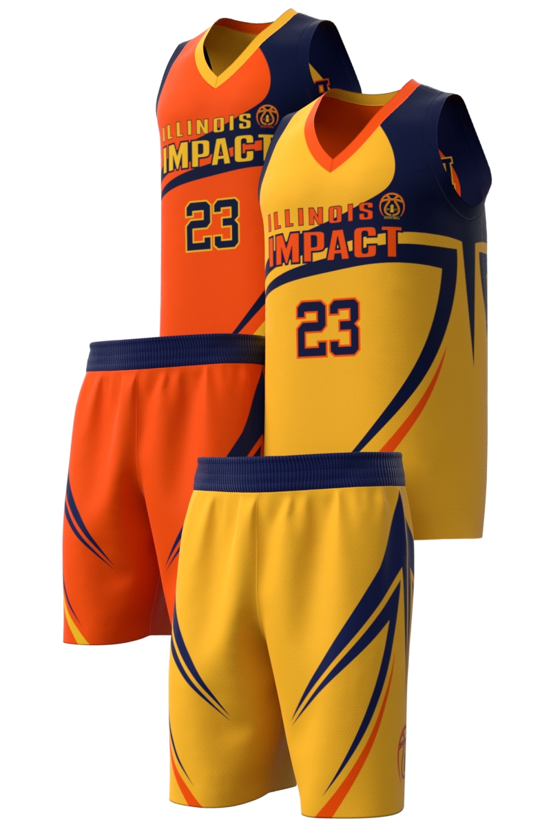Girls Basketball Uniform Reversible