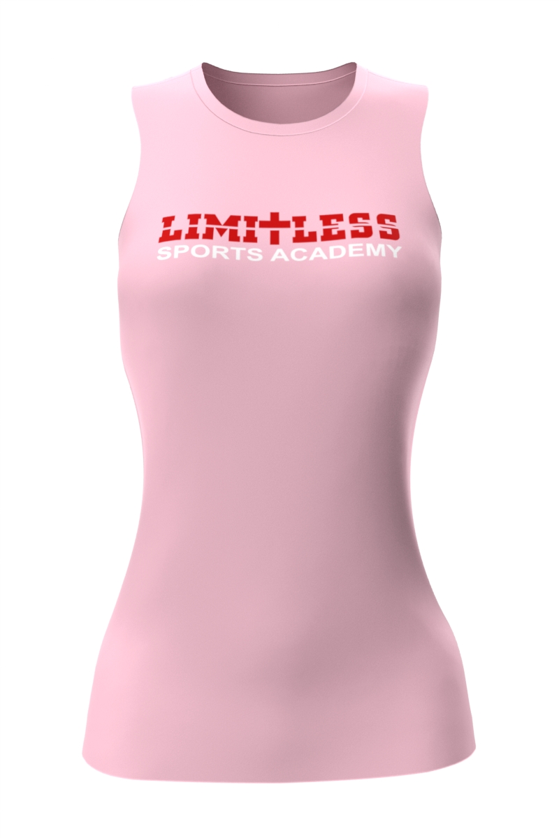 Sublimation Pink Female Tank Top