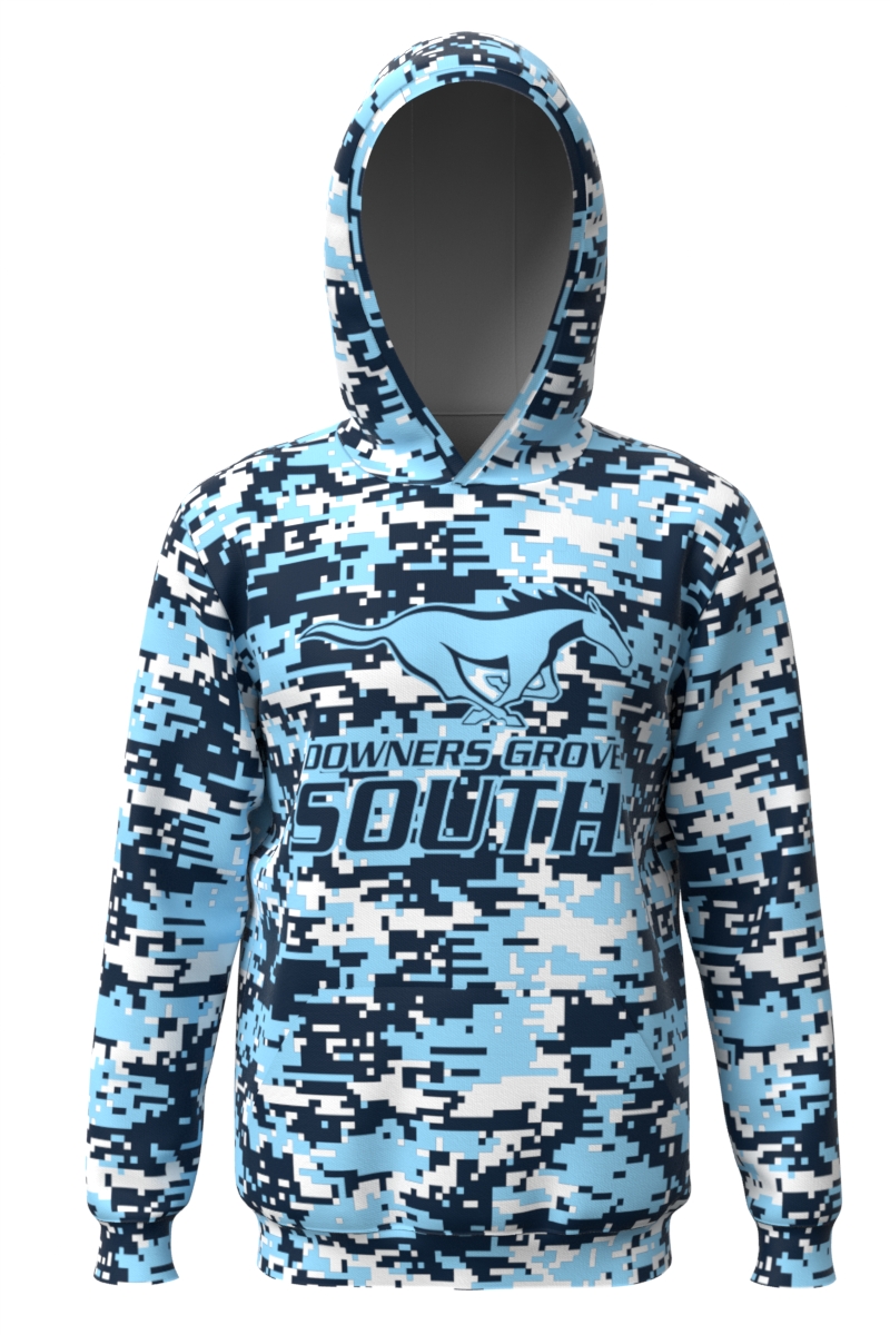 Camo Long Sleeve Hoodie