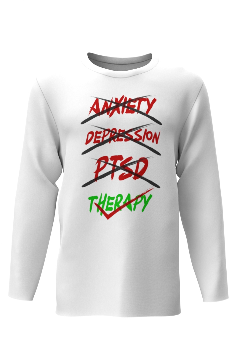 Therapy White Long Sleeve Tshirt