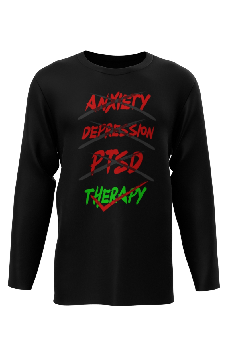 Therapy Black Long Sleeve Tshirt