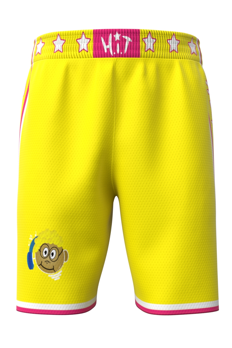 Yellow Hoop Therapy Shorts 