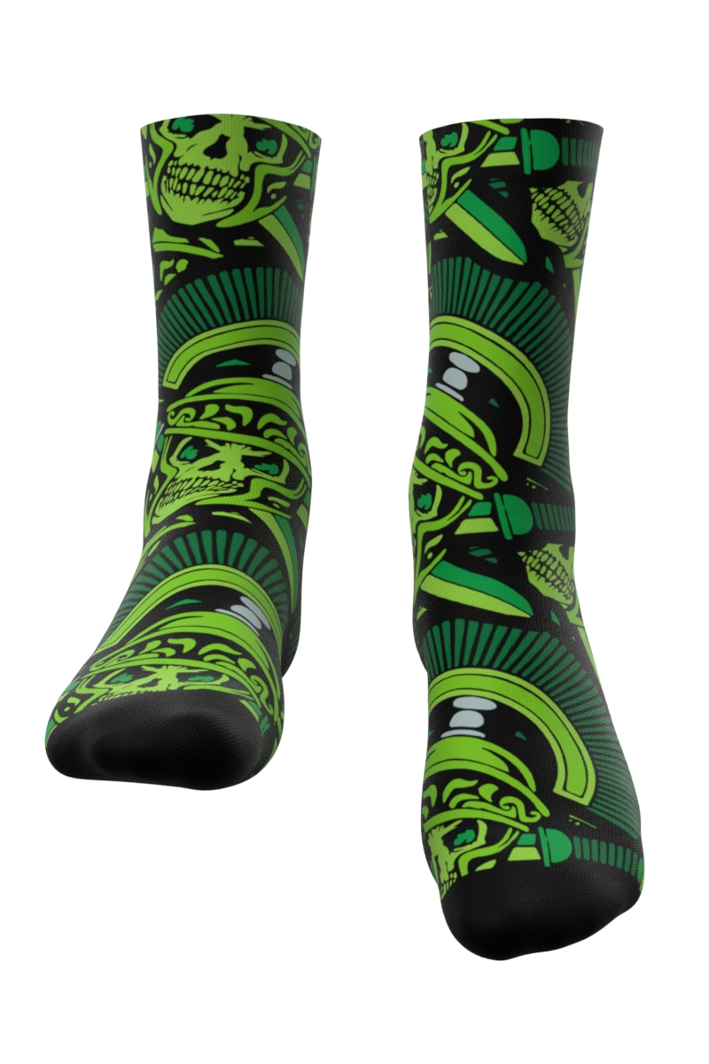 Centurion All Over Green Socks