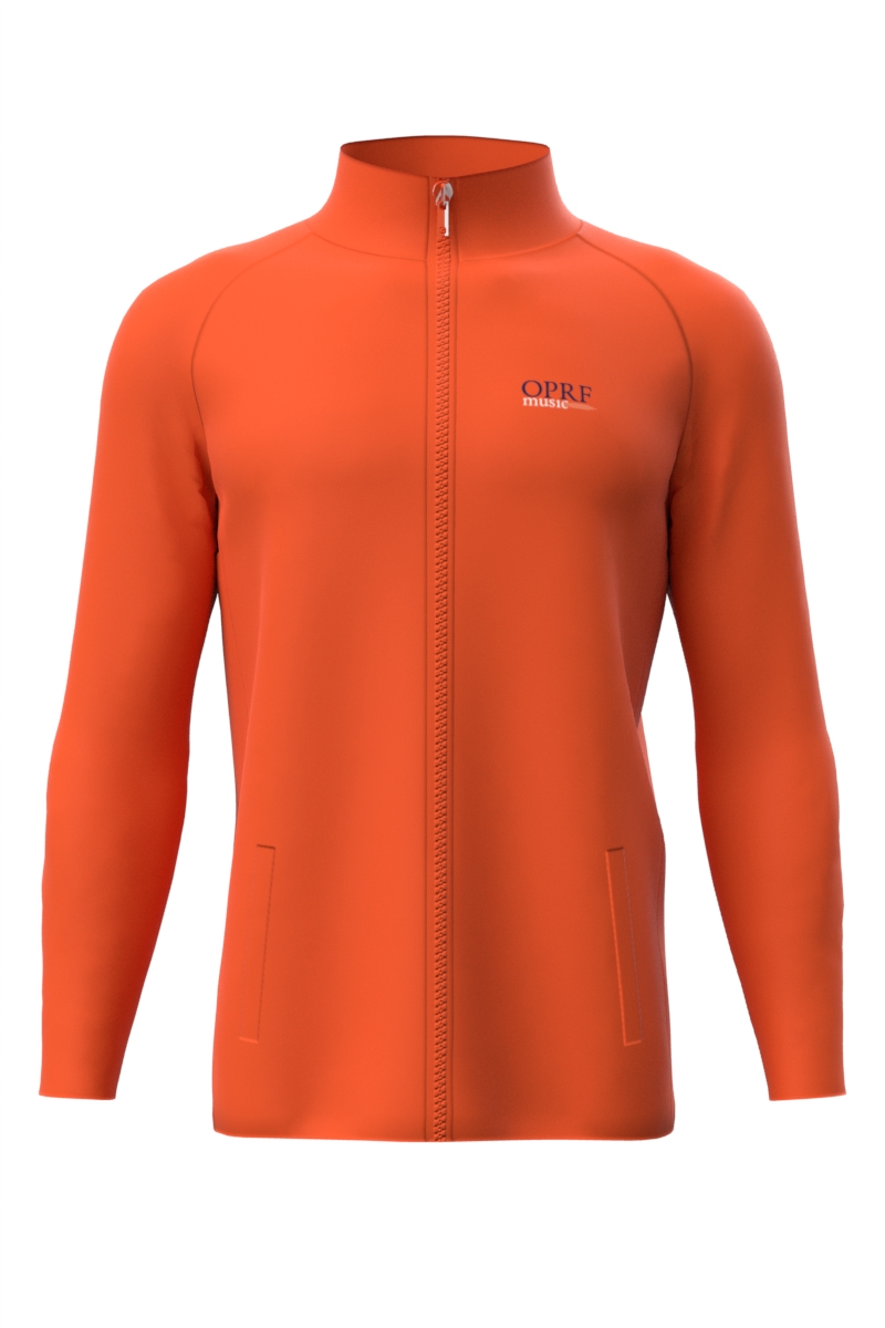 Track Jacket Orange Design 2