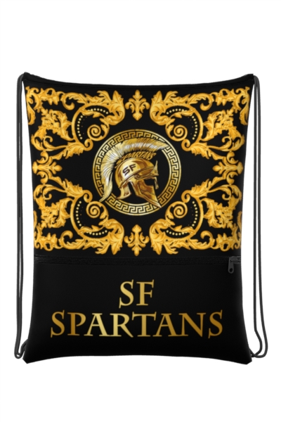 Black Spartans String Bag