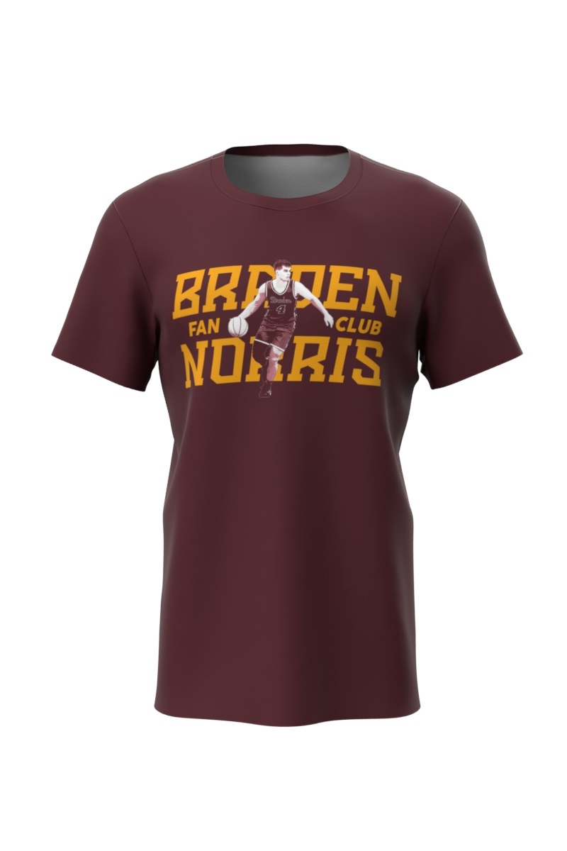Braden Norris Fan Club T-Shirt (Maroon)
