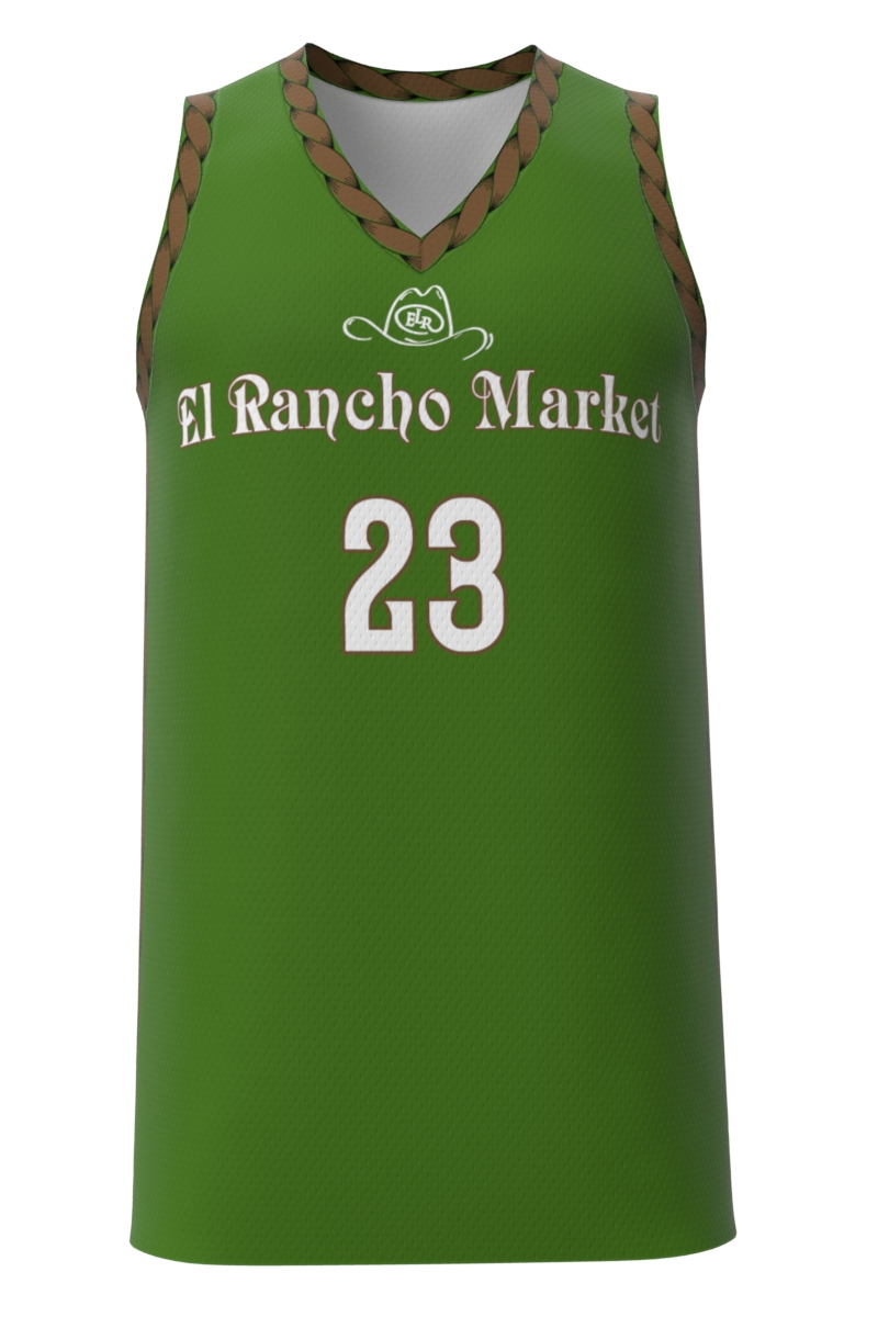 El Rancho Market Basketball Jersey Plain