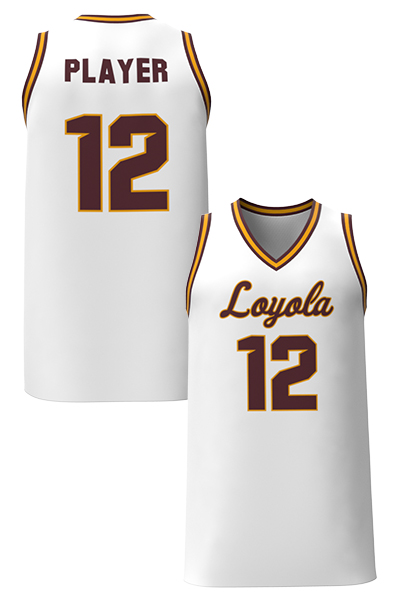 Loyola Pick-A-Player NIL White Jersey (Men's)
