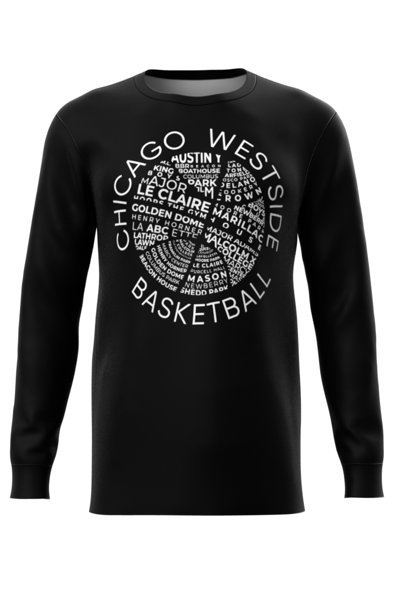 Black WestSide Tshirt Long Sleeve