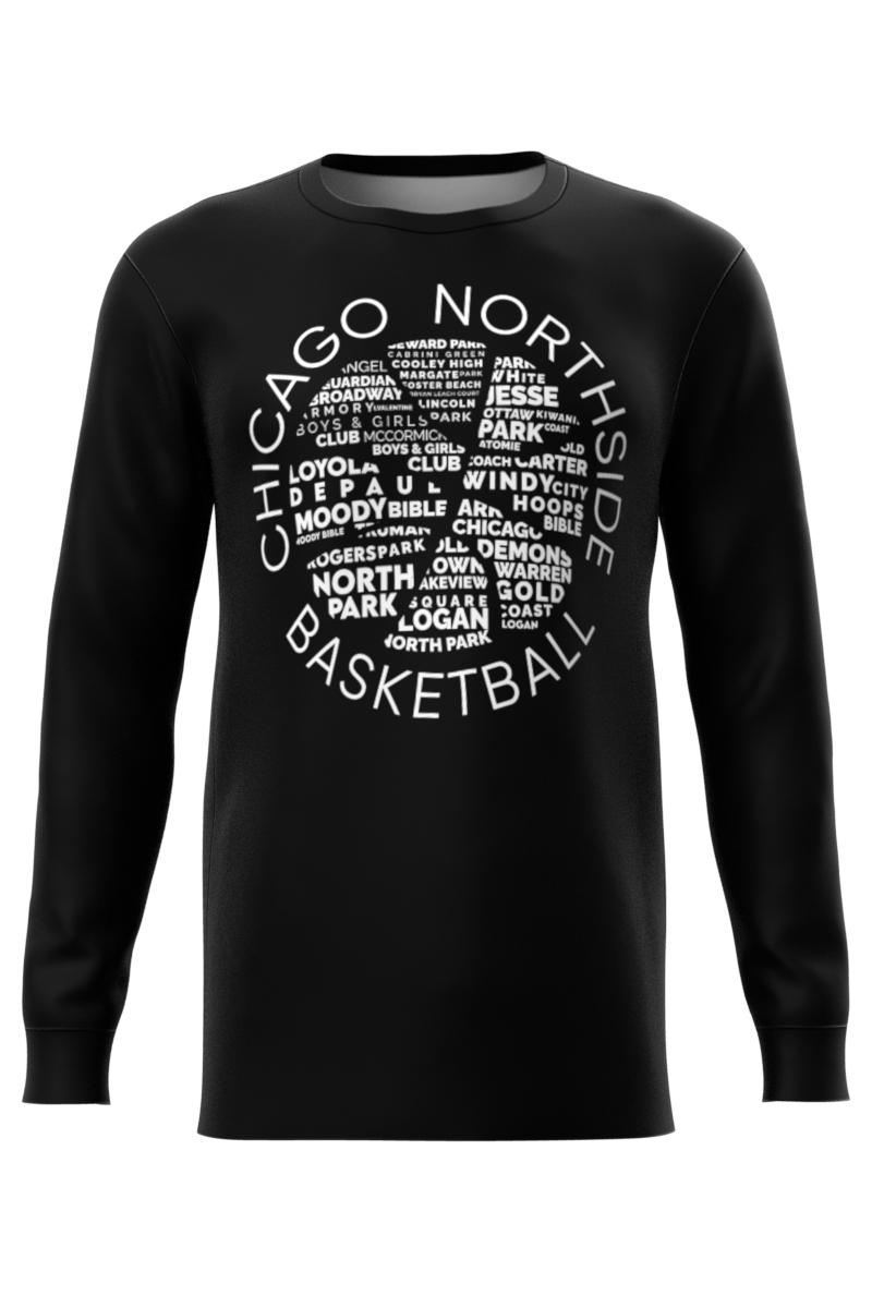 Black northSide Tshirt Long Sleeve