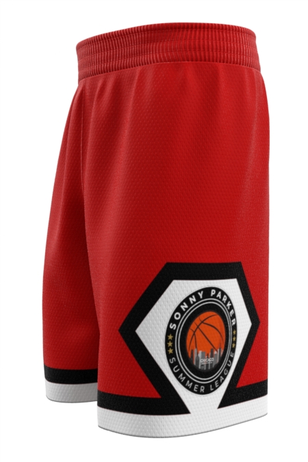 Red PRO-AM Shorts (Pocket)