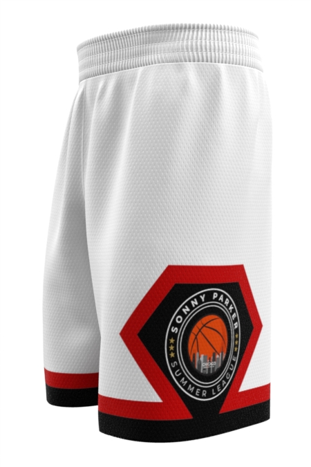 White PRO-AM Shorts (Pocket)