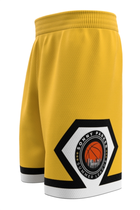 Yellow PRO-AM Shorts (Pocket)