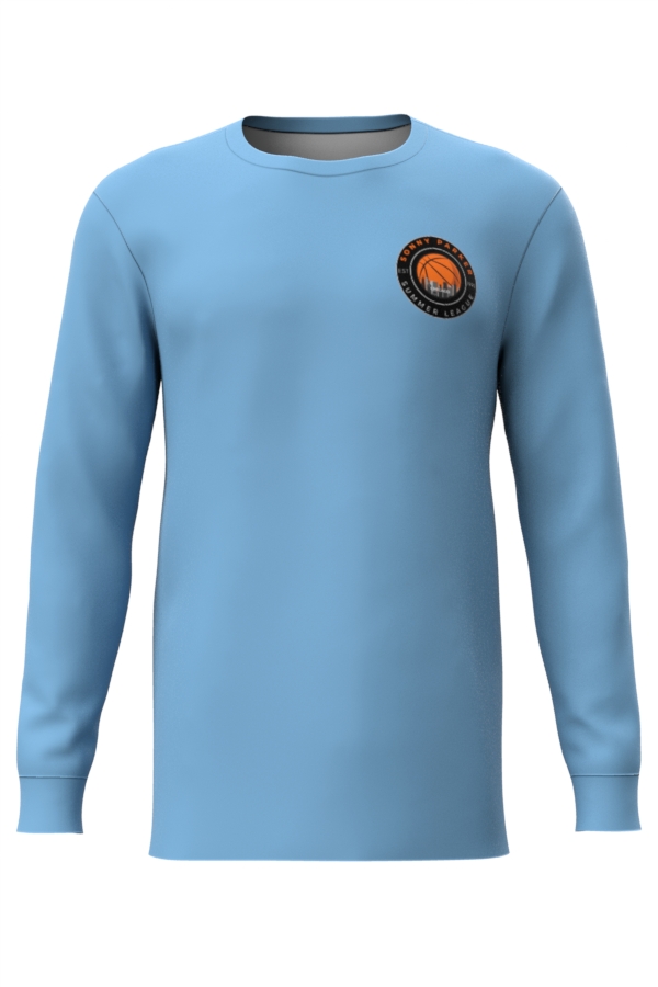 Carolina Blue Summer League Tshirt Long Sleeve