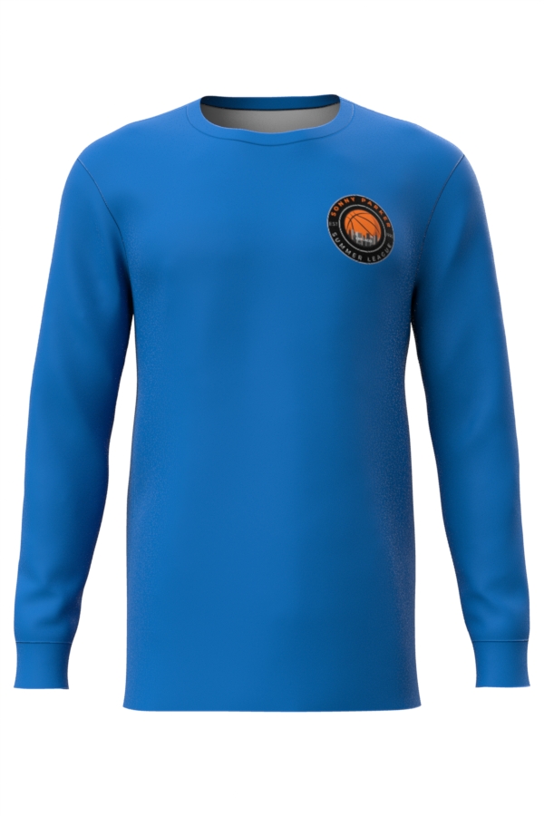 Blue Summer League Tshirt Long Sleeve