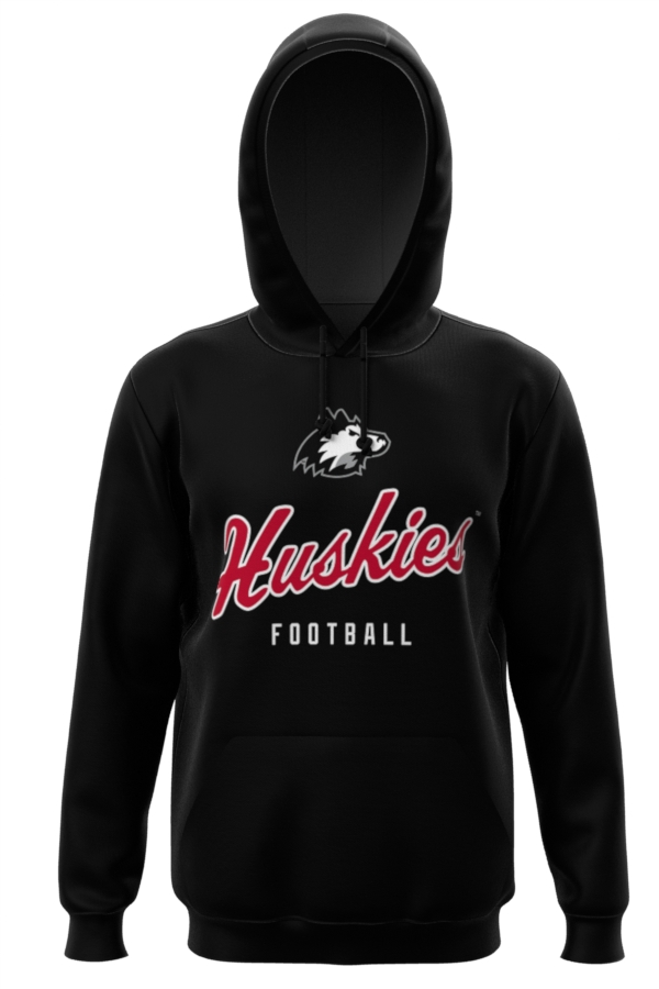 NIU Huskies Football Pick-A-Player Script Hoodie - Offense (Black)