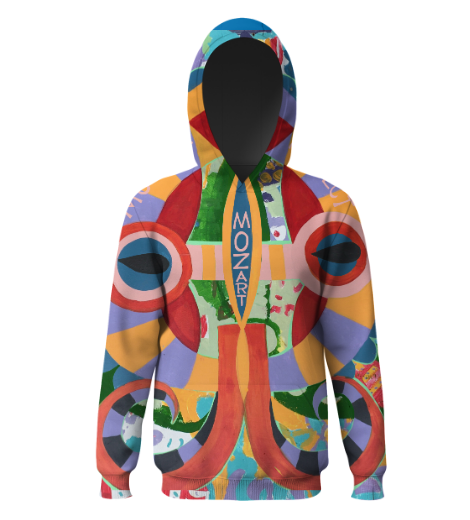 Mural Project fundraiser Mask hoodie