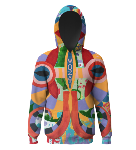 Youth Mural Project Mask hoodie