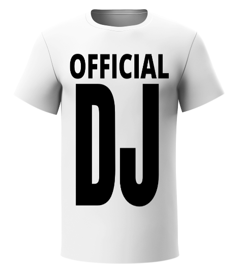 Official DJ Shirt-White